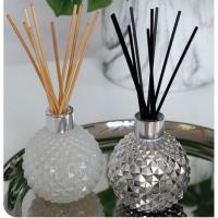 Aroma White Lustre Glass Reed Diffuser & 50 Rattan Reeds Extra Image 1 Preview